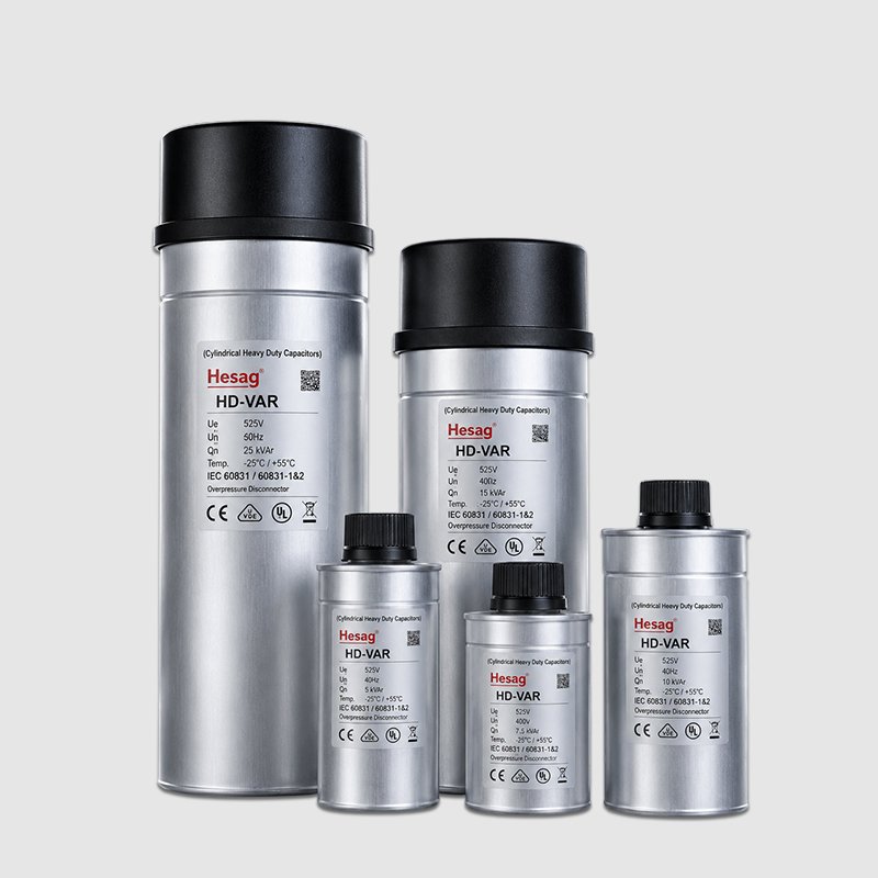 HD-VAR (Cylindrical Heavy Duty Capacitors)
